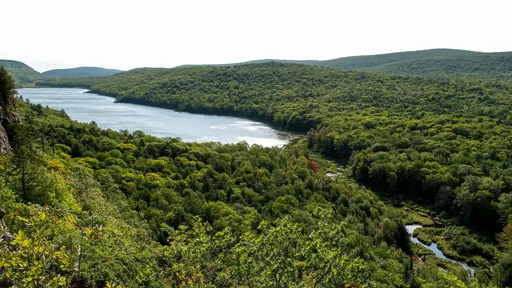 Lake of the Clouds in the Porcupine Mountains